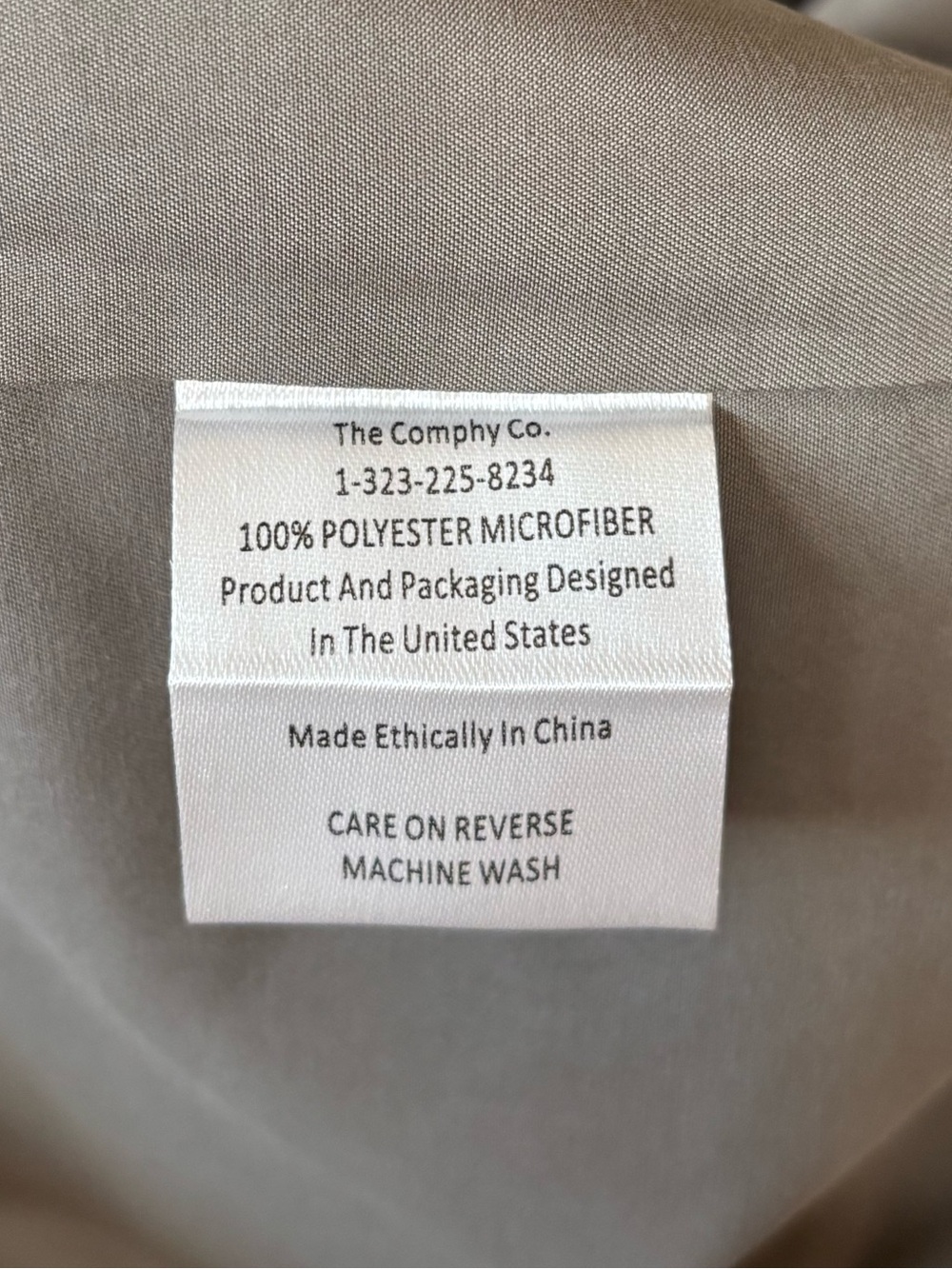 Comphy Spa Robe Grey M - Picture 5 of 10